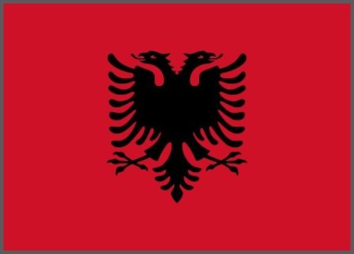 Flagge Albanien