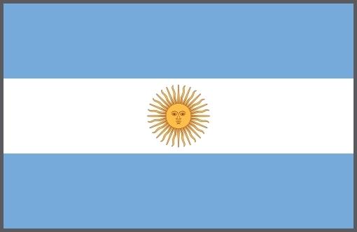 Flagge Argentinien