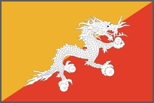 Flagge Bhutan