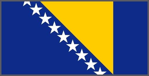 Flagge Bosnien und Herzegowina