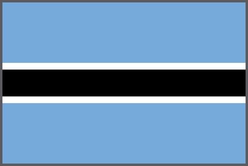Flagge Botsuana