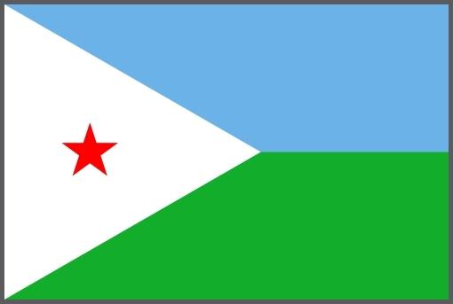 Flagge Dschibuti