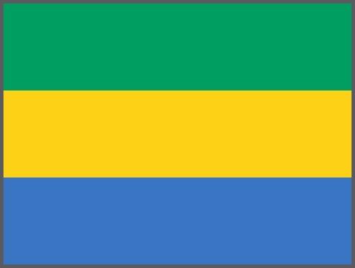 Flagge Gabun