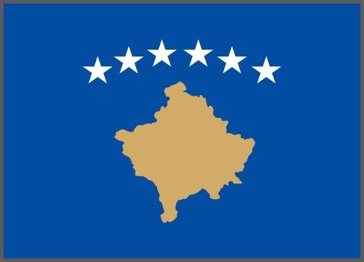 Flagge Kosovo