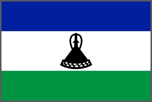 Flagge Lesotho