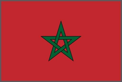 Flagge Marokko