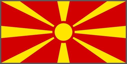 Flagge Nordmazedonien