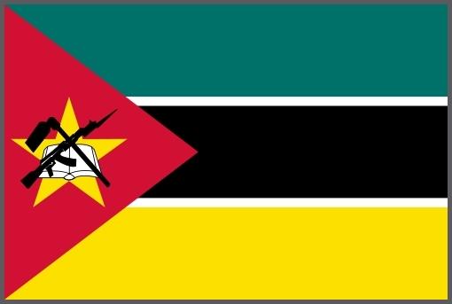 Flagge Mosambik