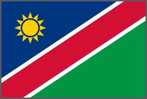 Flagge Namibia