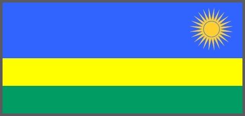 Flagge Ruanda