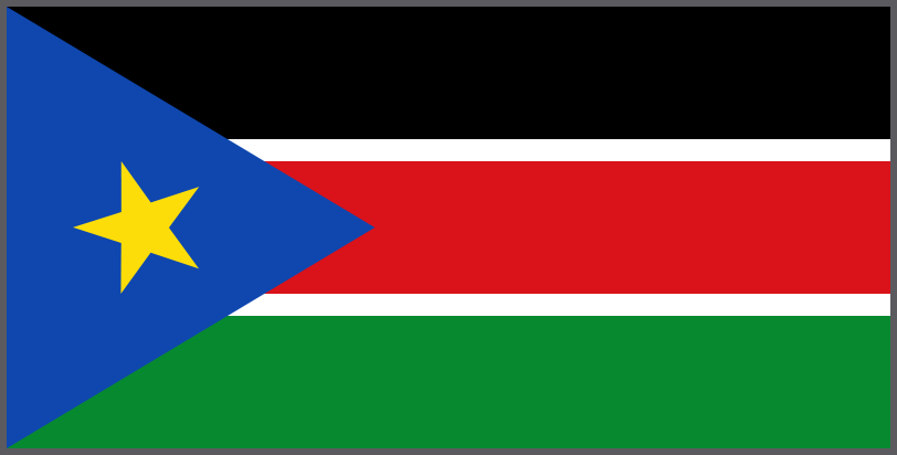 Flagge Südsudan