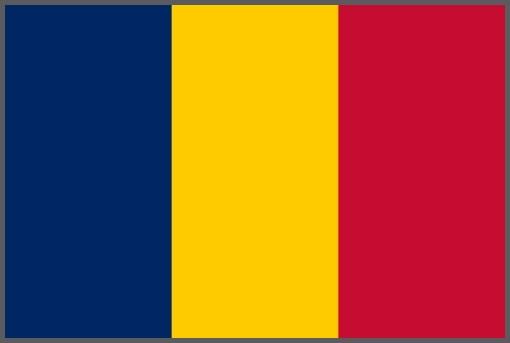 Flagge Tschad