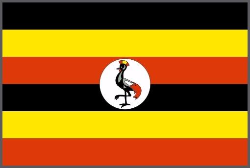 Flagge Uganda