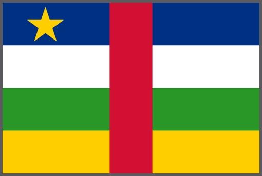 Flagge Zentralafrikanische Republik